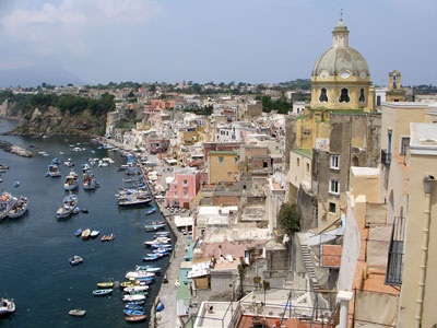 Approdo della corricella a procida